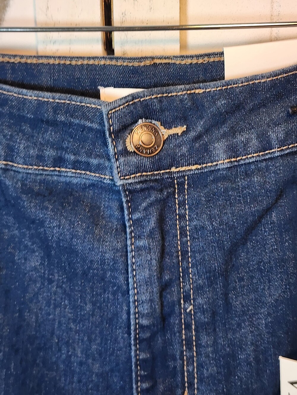 Zenana Outfitters Wide Leg High-Rise Jeans - Dark Indigo - Picture 4 of 7